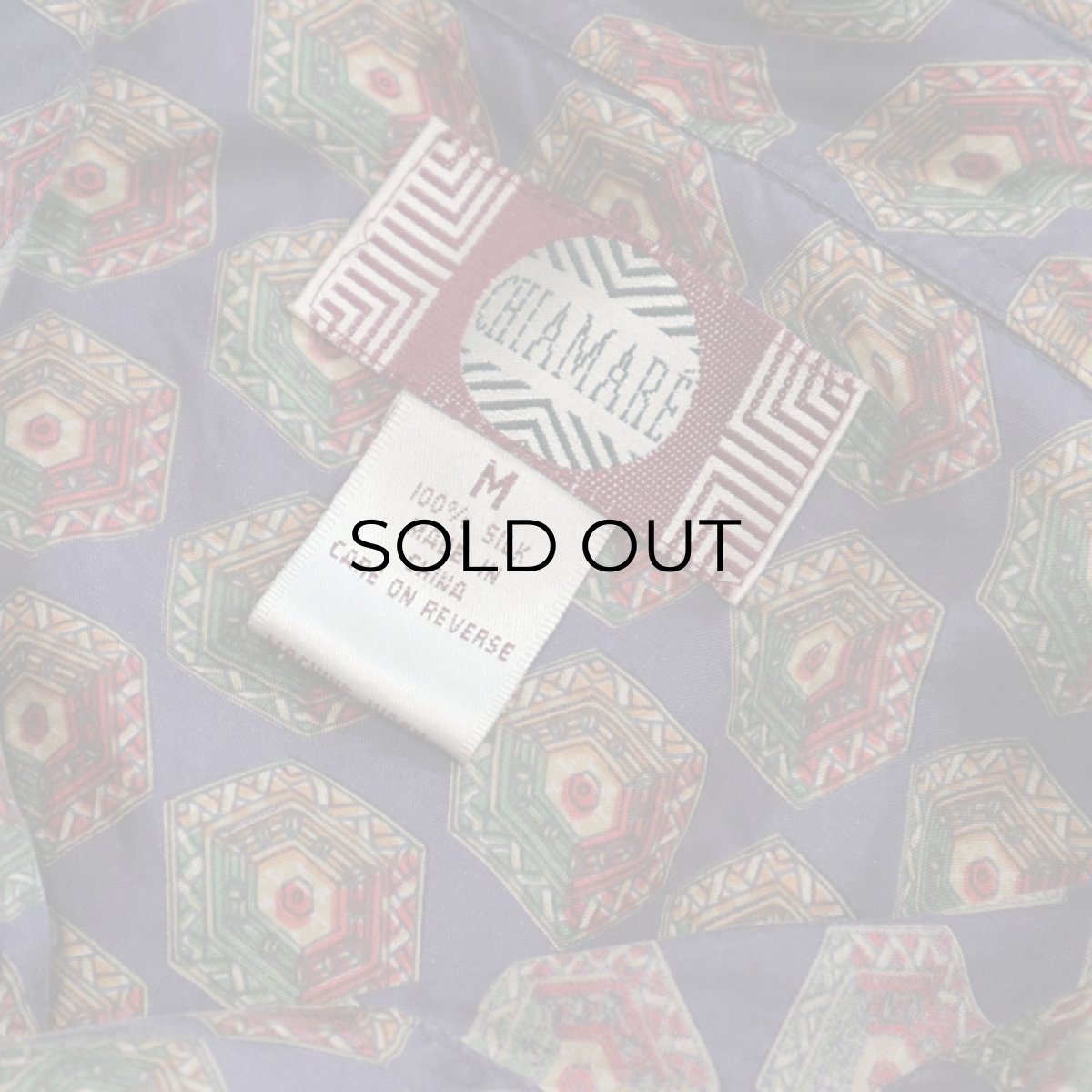 画像6: CHIAMARE SILK ALL OVER PATTERN S/S SHIRT (6)