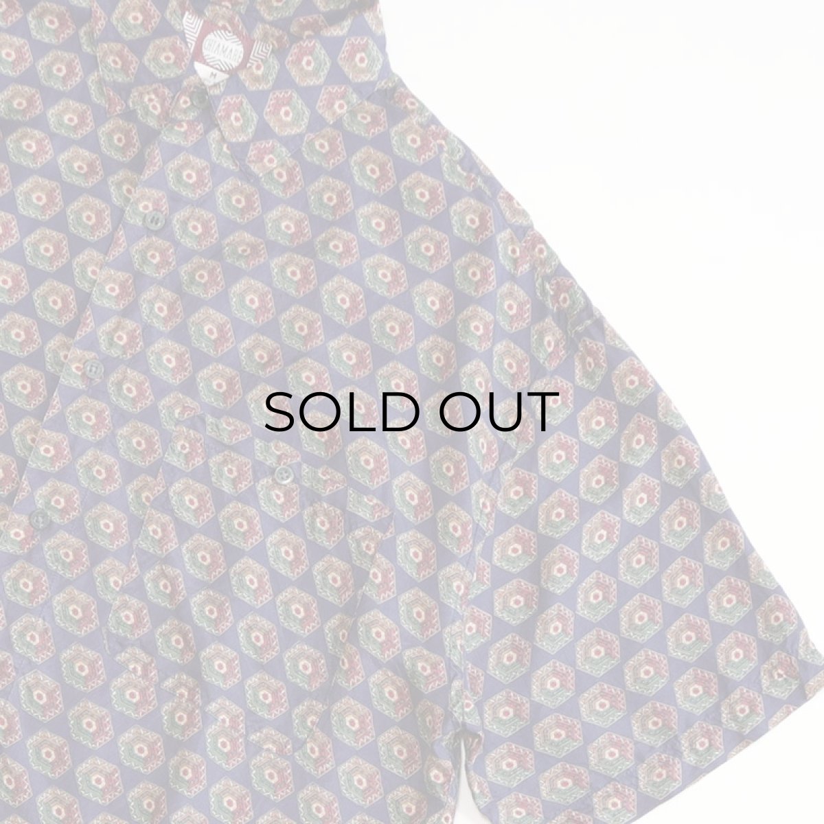 画像3: CHIAMARE SILK ALL OVER PATTERN S/S SHIRT (3)
