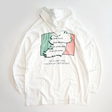 画像1: 80's Naturals COTTON BACK PRINT L/S HOODED TEE "IT'S AN IRISH THING 〜" (1)