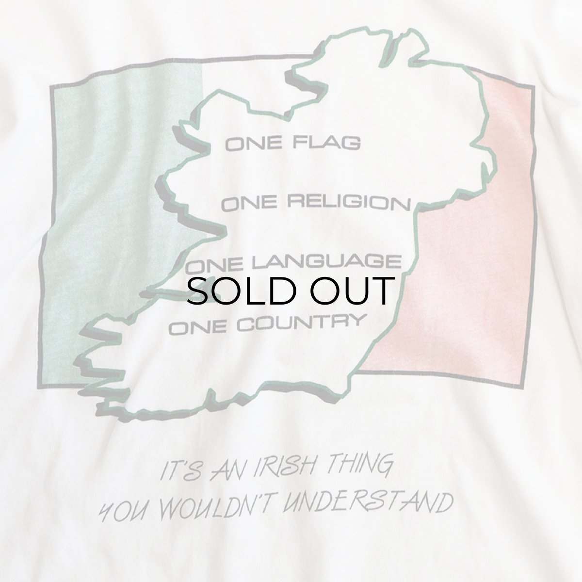 画像5: 80's Naturals COTTON BACK PRINT L/S HOODED TEE "IT'S AN IRISH THING 〜" (5)