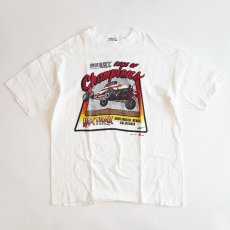 画像1: 〜90's Hanes COTTON W-PRINT S/S TEE "RACE of Champions" (1)