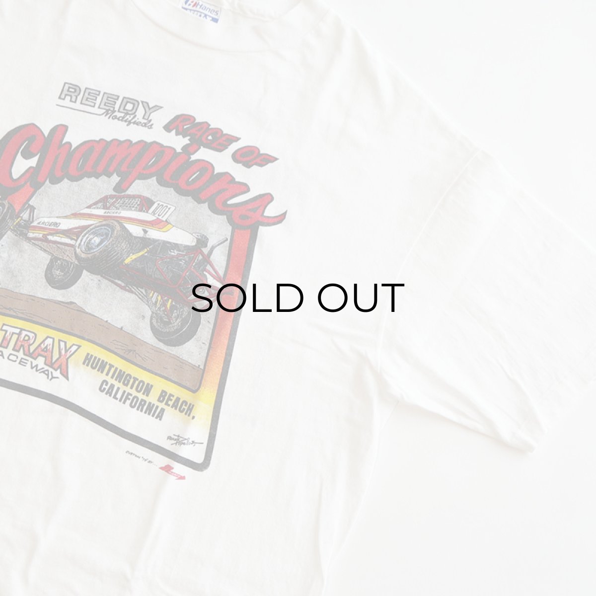 画像3: 〜90's Hanes COTTON W-PRINT S/S TEE "RACE of Champions" (3)