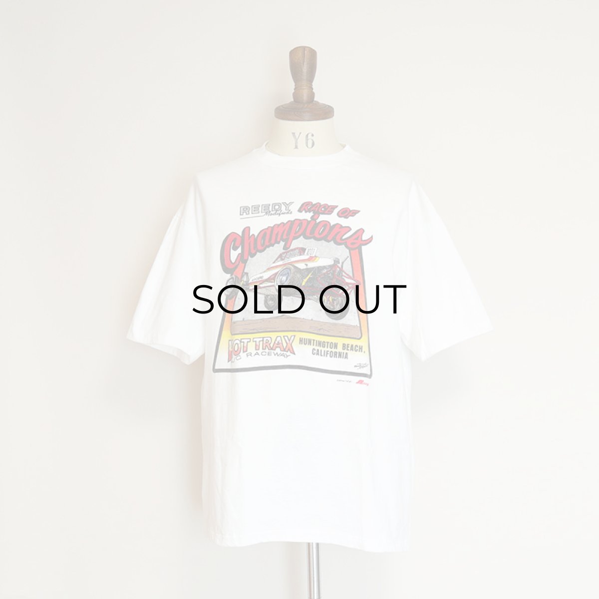 画像6: 〜90's Hanes COTTON W-PRINT S/S TEE "RACE of Champions" (6)