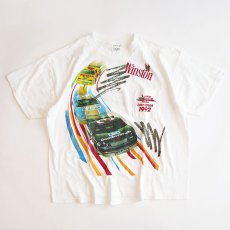 画像1: 90's Winston COTTON W-PRINT S/S POCKET TEE "NASCAR Winston Cup" (1)