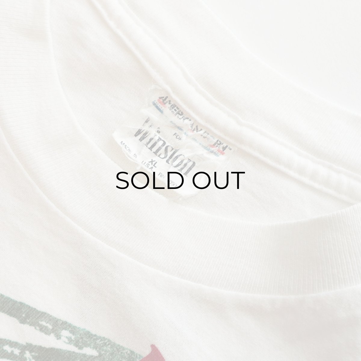 画像4: 90's Winston COTTON W-PRINT S/S POCKET TEE "NASCAR Winston Cup" (4)