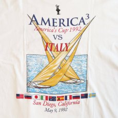 画像6: 90's Hanes COTTON W-PRINT S/S TEE "America's Cup 1992" (6)