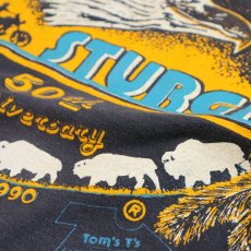 画像6: 〜90's Hanes COTTON W-PRINT S/S TEE "STURGIS 50th Anniversary" (6)