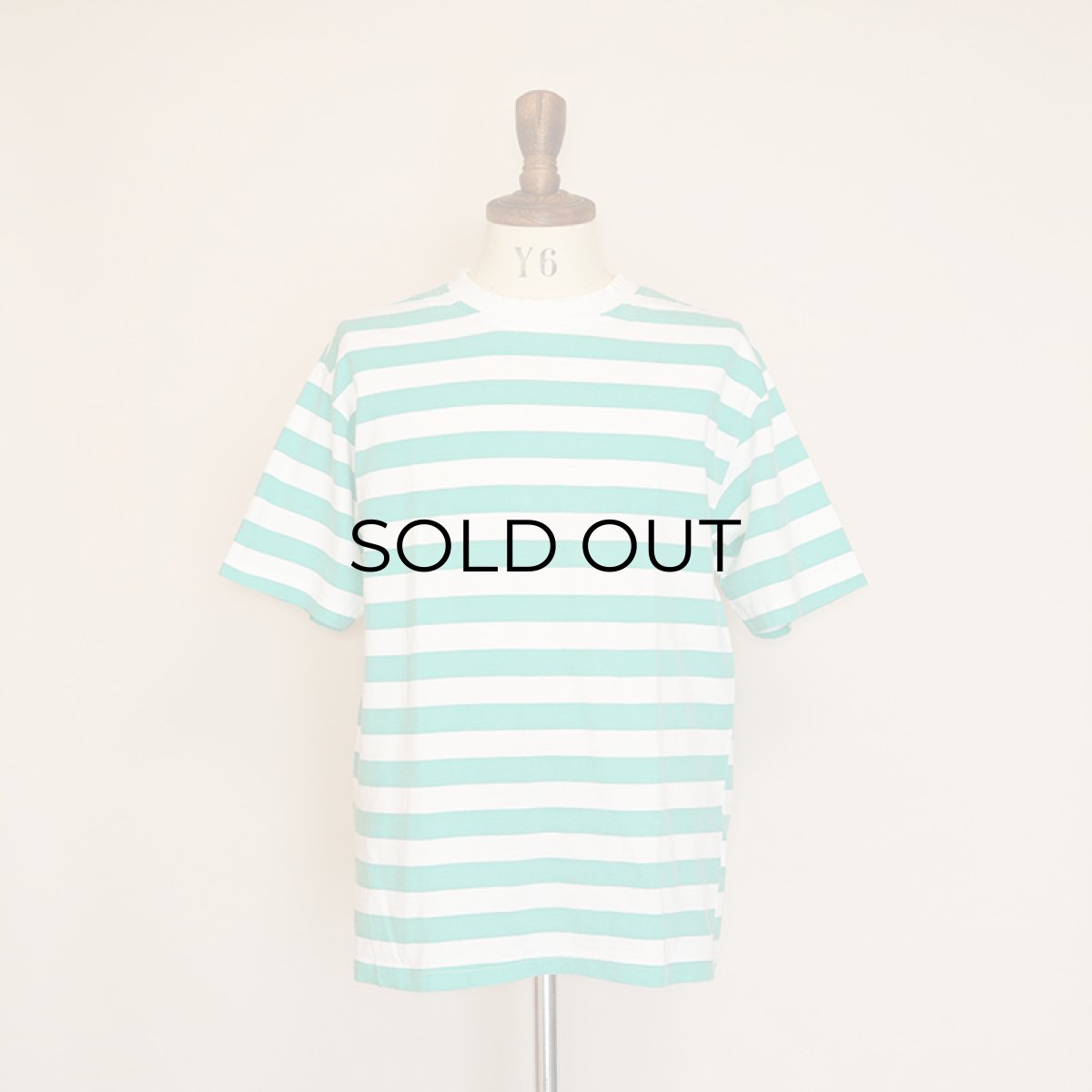 画像6: OLD UNKNOWN BRAND COTTON PRINT BORDER S/S TEE (6)