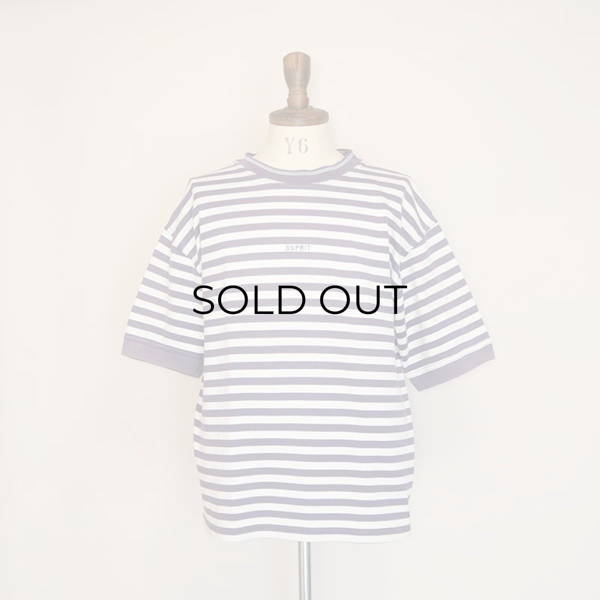 画像8: 80's ESPRIT COTTON BORDER S/S TEE (8)