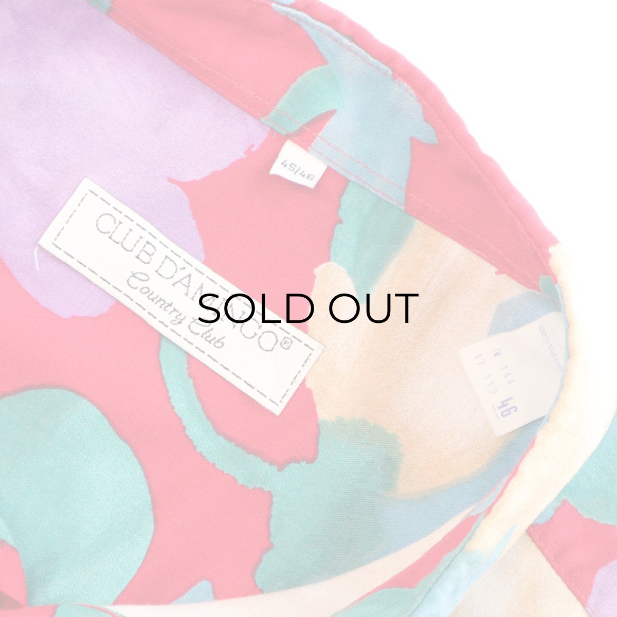 画像5: CLUB D'AMINGO RAYON ALL OVER PATTERN S/S BOX SHIRT (5)