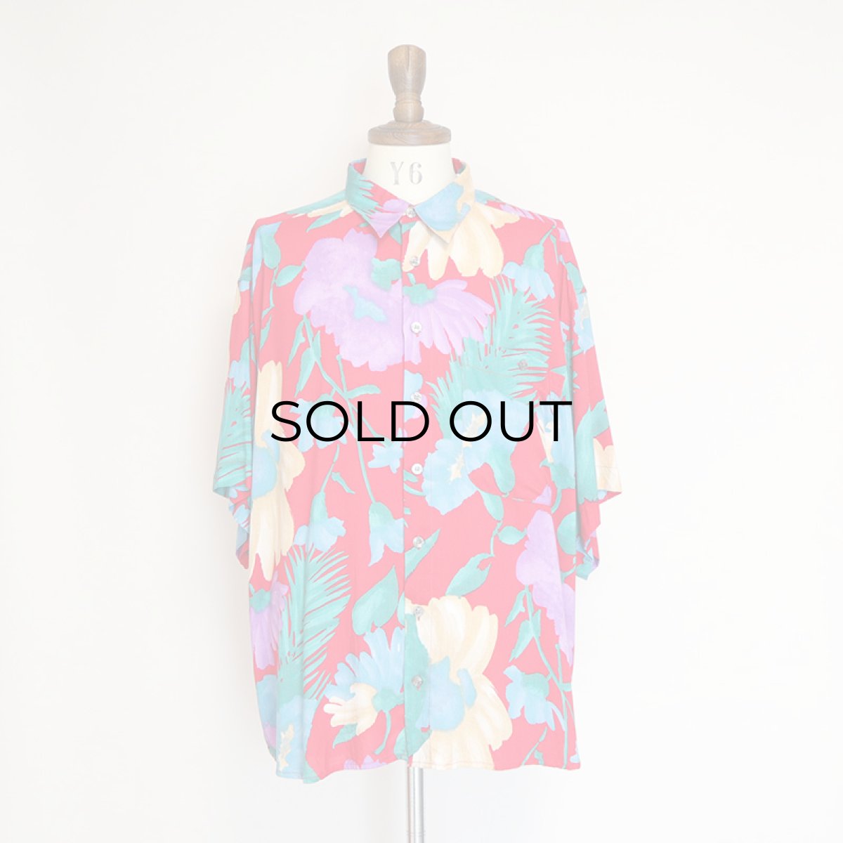 画像6: CLUB D'AMINGO RAYON ALL OVER PATTERN S/S BOX SHIRT (6)