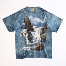 画像1: THE MOUNTAIN TYE-DYE COTTON ALL OVER PRINT S/S TEE  (1)
