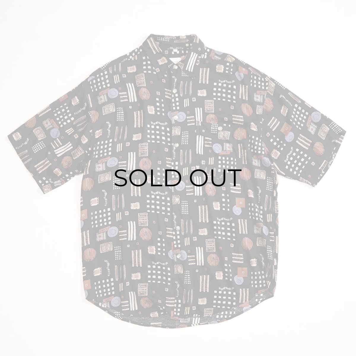 画像1: canda RAYON ALL OVER PATTERN S/S SHIRT (1)