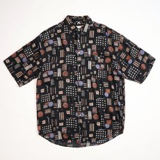 画像1: canda RAYON ALL OVER PATTERN S/S SHIRT (1)