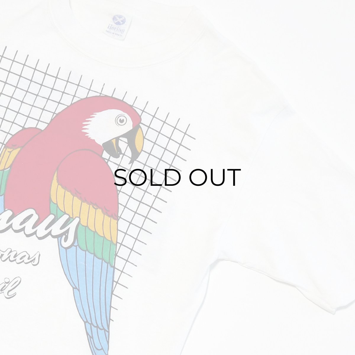 画像4: 〜80's Hering COTTON W-PRINT S/S TEE "Manaus" (4)