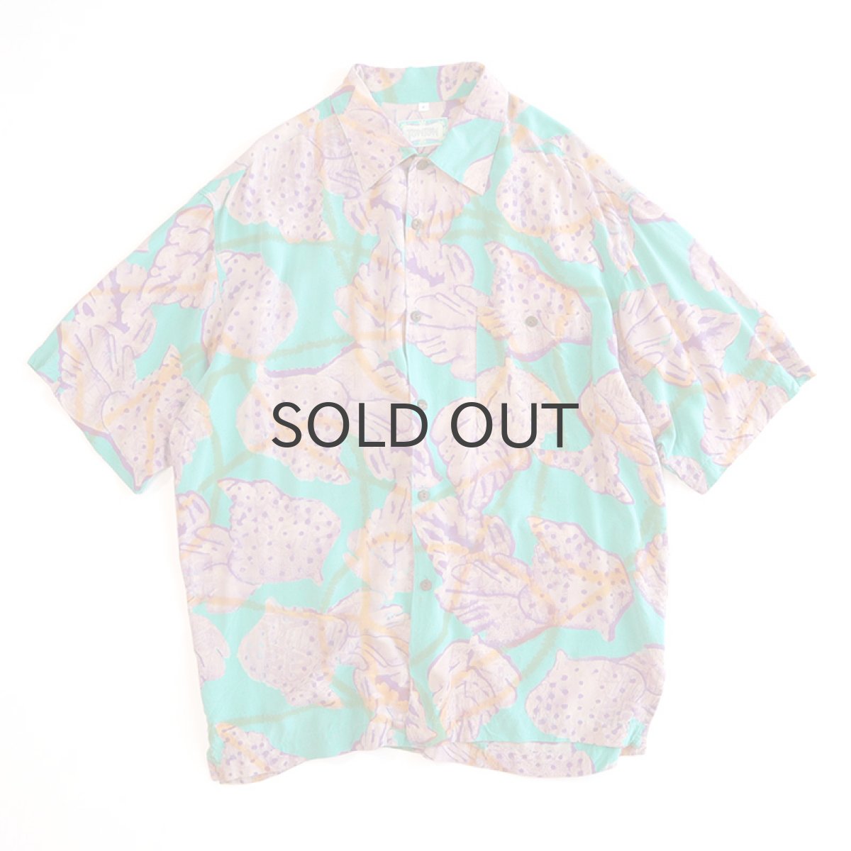 画像1: TOMTON RAYON ALL OVER PATTERN S/S BOX SHIRT (1)