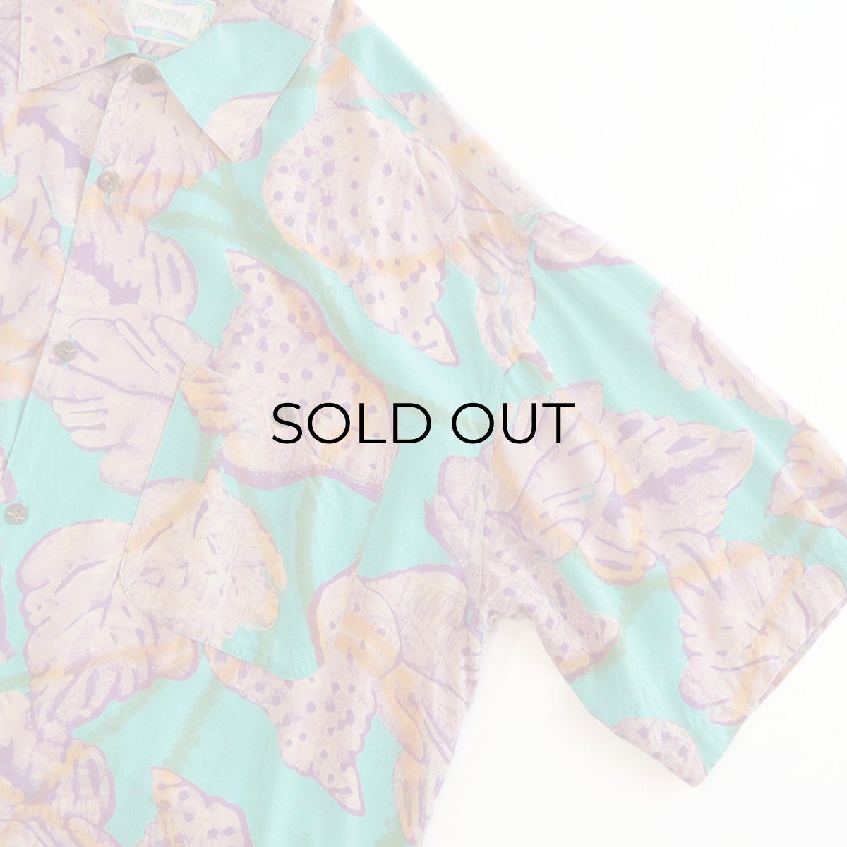 画像3: TOMTON RAYON ALL OVER PATTERN S/S BOX SHIRT (3)