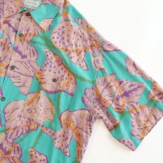 画像3: TOMTON RAYON ALL OVER PATTERN S/S BOX SHIRT (3)