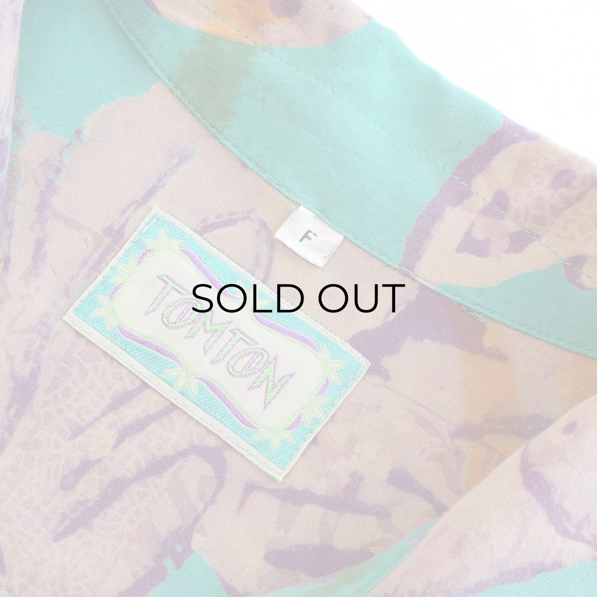 画像5: TOMTON RAYON ALL OVER PATTERN S/S BOX SHIRT (5)