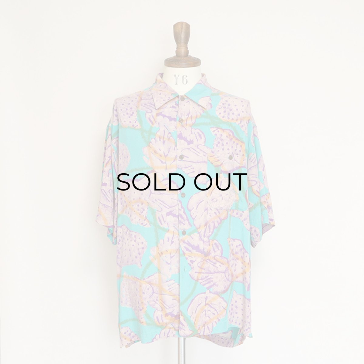 画像7: TOMTON RAYON ALL OVER PATTERN S/S BOX SHIRT (7)