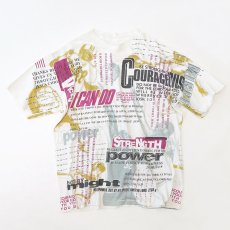画像1: 〜90's UNKNOWN BRAND COTTON ALL OVER PRINT S/S TEE (1)