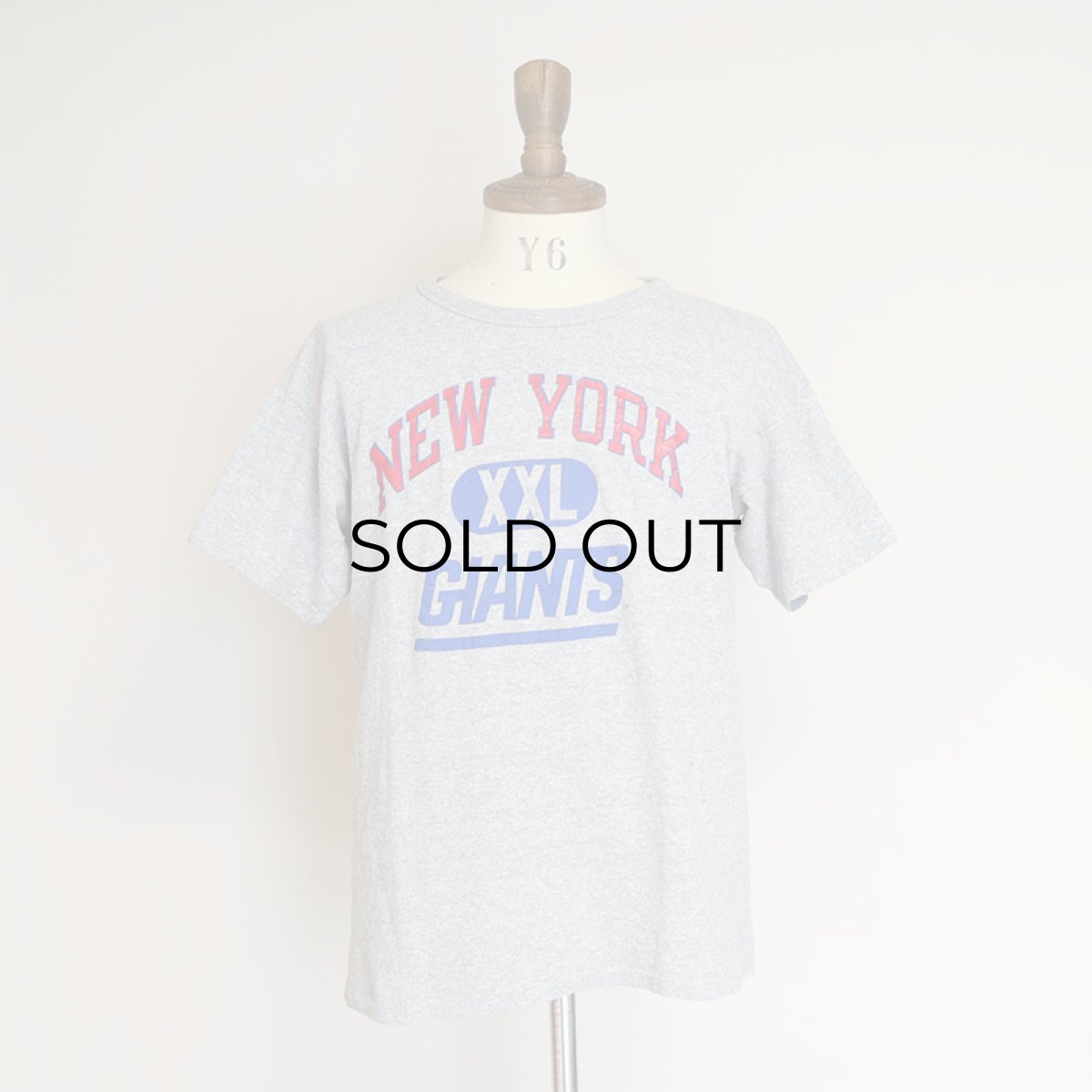 画像7: 80's Champion COTTON RAYON PRINT S/S TEE "NEW YORK GIANTS" (7)