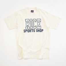 画像1: 80's BEST PRINT S/S TEE "RICE SPORTS SHOP" (1)