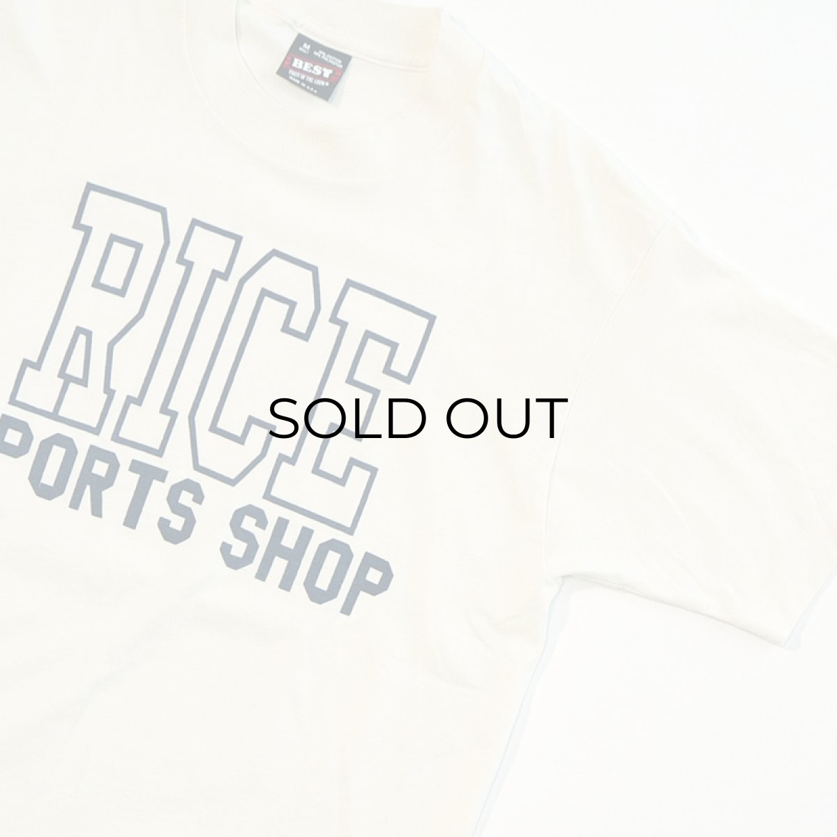 画像3: 80's BEST PRINT S/S TEE "RICE SPORTS SHOP" (3)