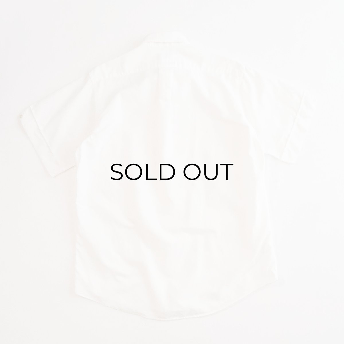 画像2: 60's The DOUBLET Shirt WHITE COTTON OXFORD S/S B/D SHIRT (2)