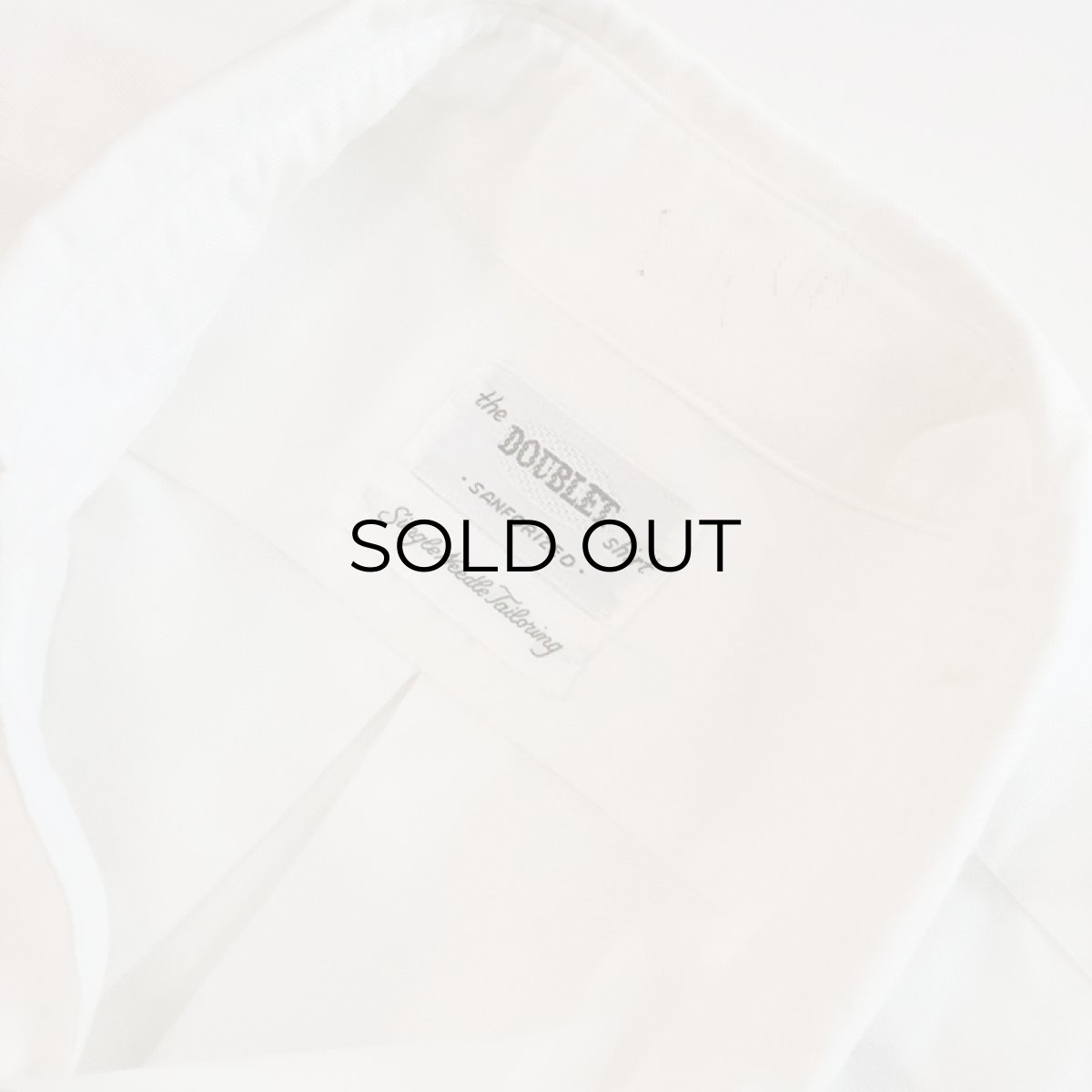 画像3: 60's The DOUBLET Shirt WHITE COTTON OXFORD S/S B/D SHIRT (3)