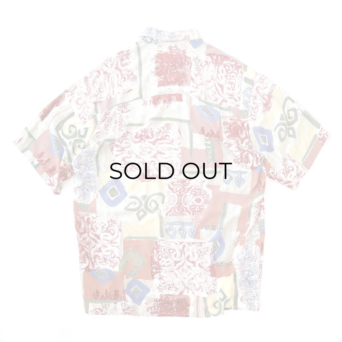 画像2: BERTO LUCCI RAYON ALL OVER PATTERN S/S BOX SHIRT (2)