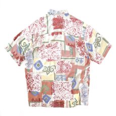 画像2: BERTO LUCCI RAYON ALL OVER PATTERN S/S BOX SHIRT (2)