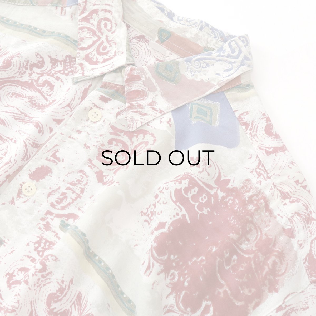 画像4: BERTO LUCCI RAYON ALL OVER PATTERN S/S BOX SHIRT (4)