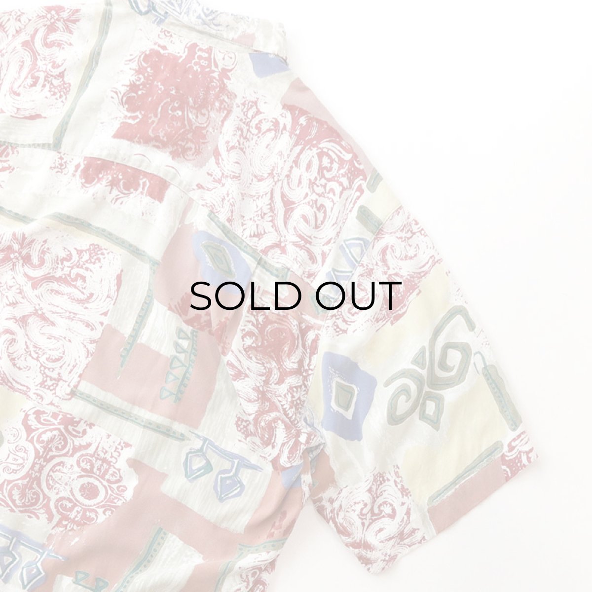 画像6: BERTO LUCCI RAYON ALL OVER PATTERN S/S BOX SHIRT (6)