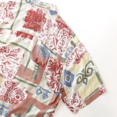 画像6: BERTO LUCCI RAYON ALL OVER PATTERN S/S BOX SHIRT (6)