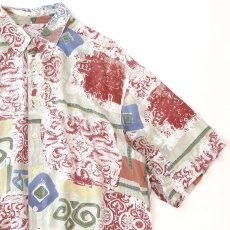 画像3: BERTO LUCCI RAYON ALL OVER PATTERN S/S BOX SHIRT (3)