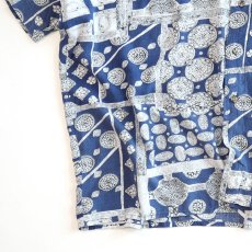 画像3: Camargue RAYON ALL OVER PATTERN S/S BOX SHIRT (3)