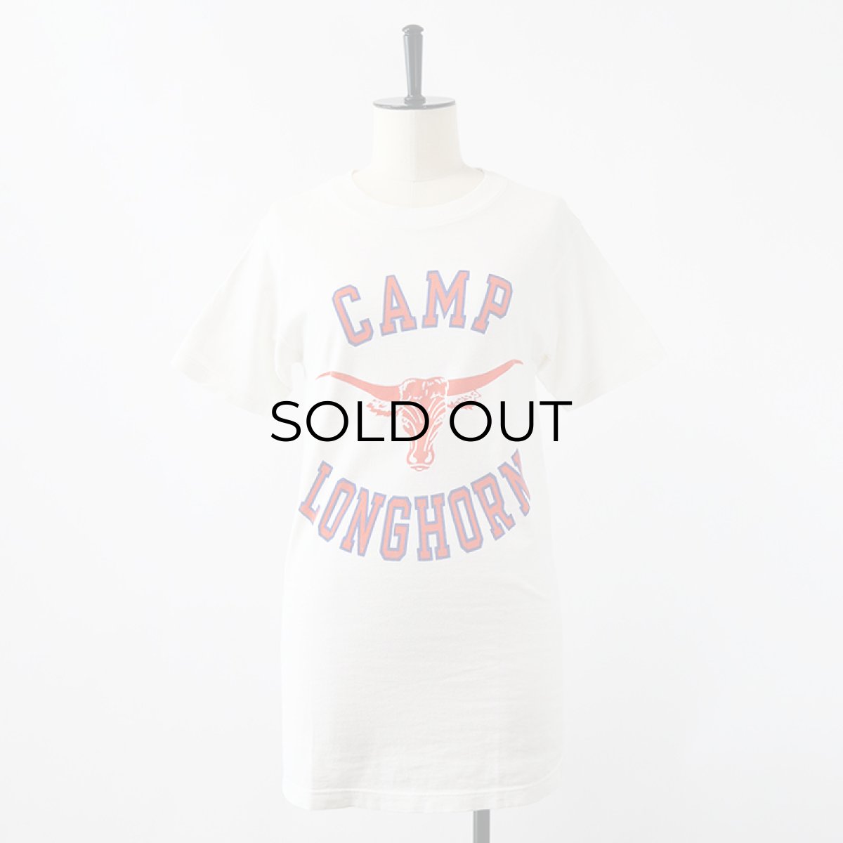 画像8: OLD UNKNOWN BRAND COTTON PRINT S/S TEE "CAMP LONGHORN" (8)