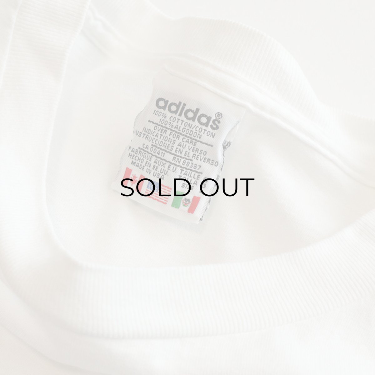 画像4: 90's adidas COTTON W-PRINT S/S TEE "Special Olympics" (4)