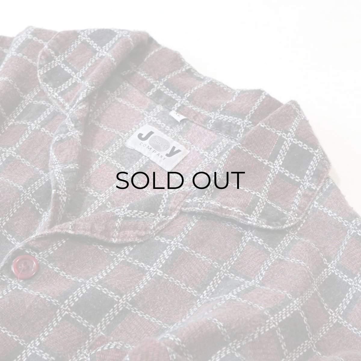 画像5: JOY COMPANY COTTON PRINT CHECK FLANNEL PAJAMA SHIRT (5)