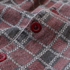 画像8: JOY COMPANY COTTON PRINT CHECK FLANNEL PAJAMA SHIRT (8)