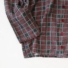画像6: JOY COMPANY COTTON PRINT CHECK FLANNEL PAJAMA SHIRT (6)