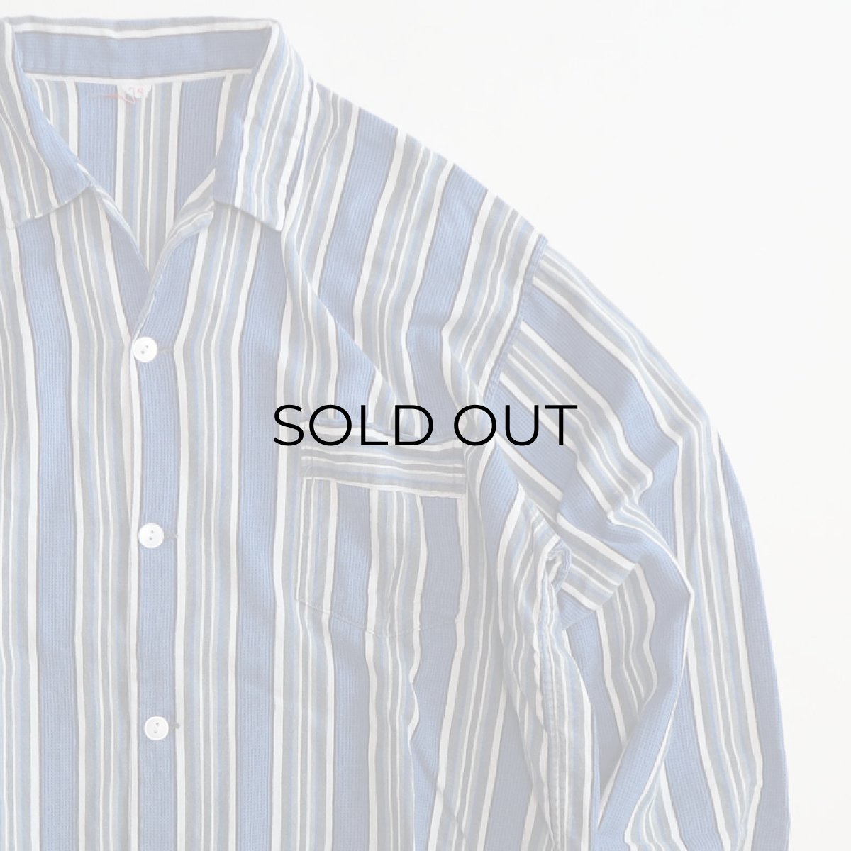 画像3: OLD UNKNOWN BRAND COTTON PRINT STRIPE FLANNEL PAJAMA SHIRT (3)