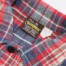 画像5: 70's Sears COTTON CHECK HEAVY FLANNEL SHIRT (5)