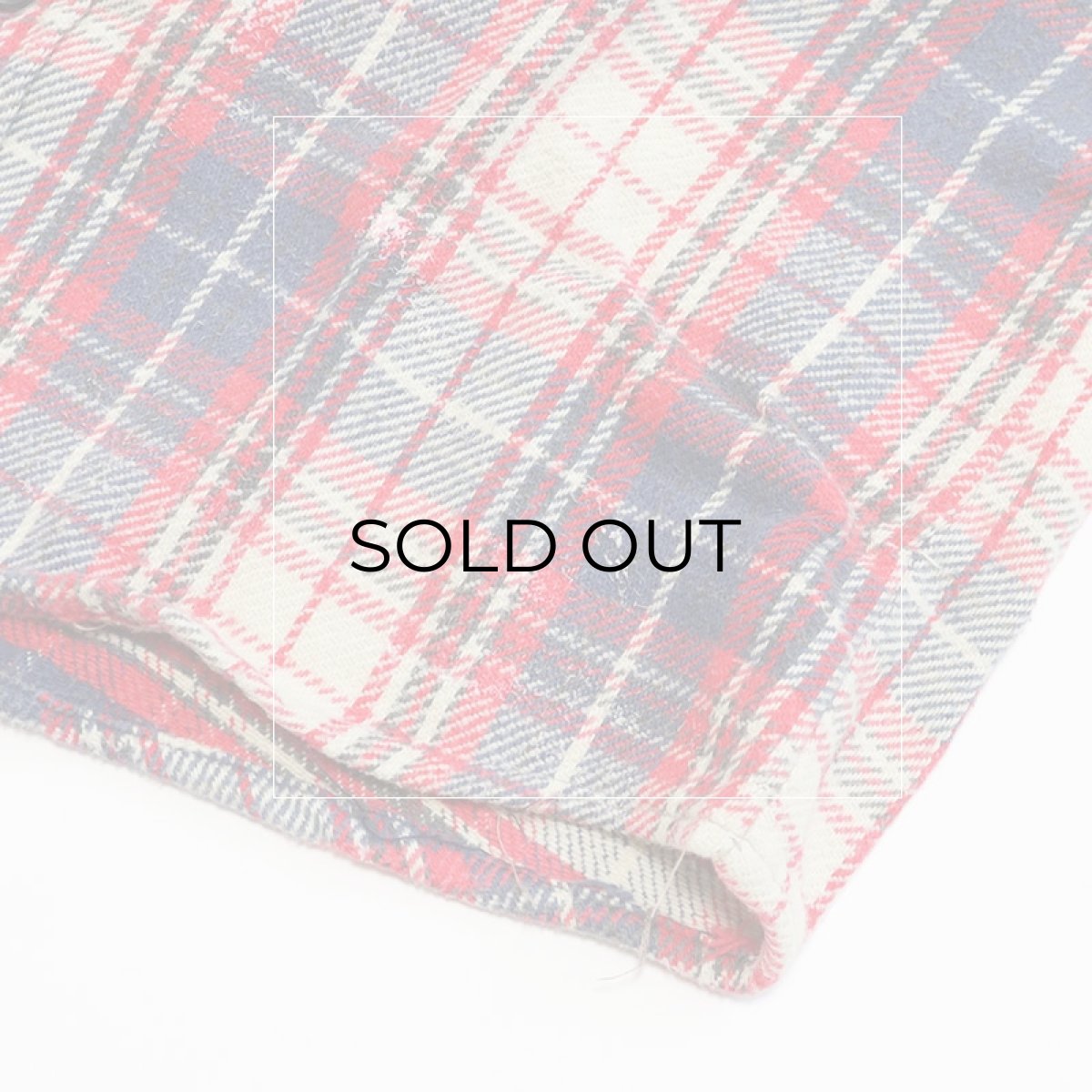 画像6: 70's Sears COTTON CHECK HEAVY FLANNEL SHIRT (6)