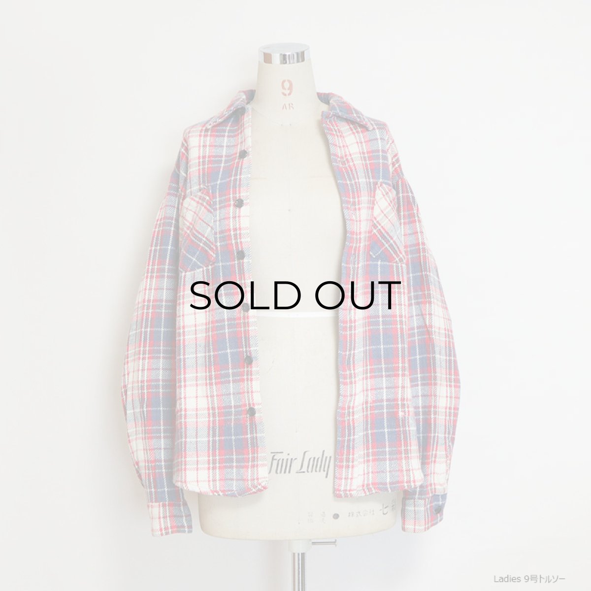 画像8: 70's Sears COTTON CHECK HEAVY FLANNEL SHIRT (8)