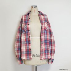 画像8: 70's Sears COTTON CHECK HEAVY FLANNEL SHIRT (8)