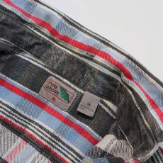 画像6: 90's PINE GROVE COTTON CHECK HEAVY FLANNEL SHIRT (6)