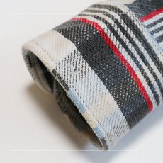 画像8: 90's PINE GROVE COTTON CHECK HEAVY FLANNEL SHIRT (8)