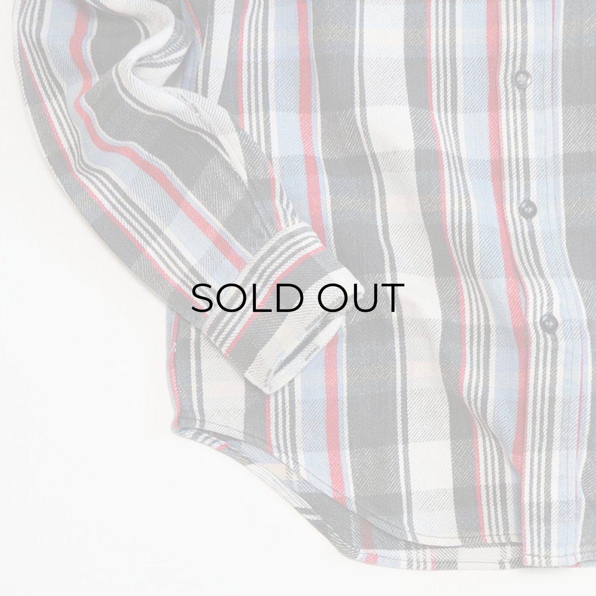 画像4: 90's PINE GROVE COTTON CHECK HEAVY FLANNEL SHIRT (4)